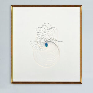 Modern Multilayered Hamsa symbol Papercut art