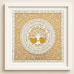 Layered Family Tree Customized papercut design