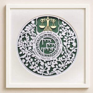 prayer for lawyer unique paper cut goldleaf design