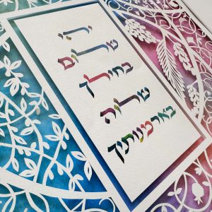 Torah say Home Blessing seven species detail