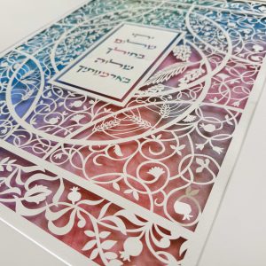 Torah say Home Blessing seven species detail