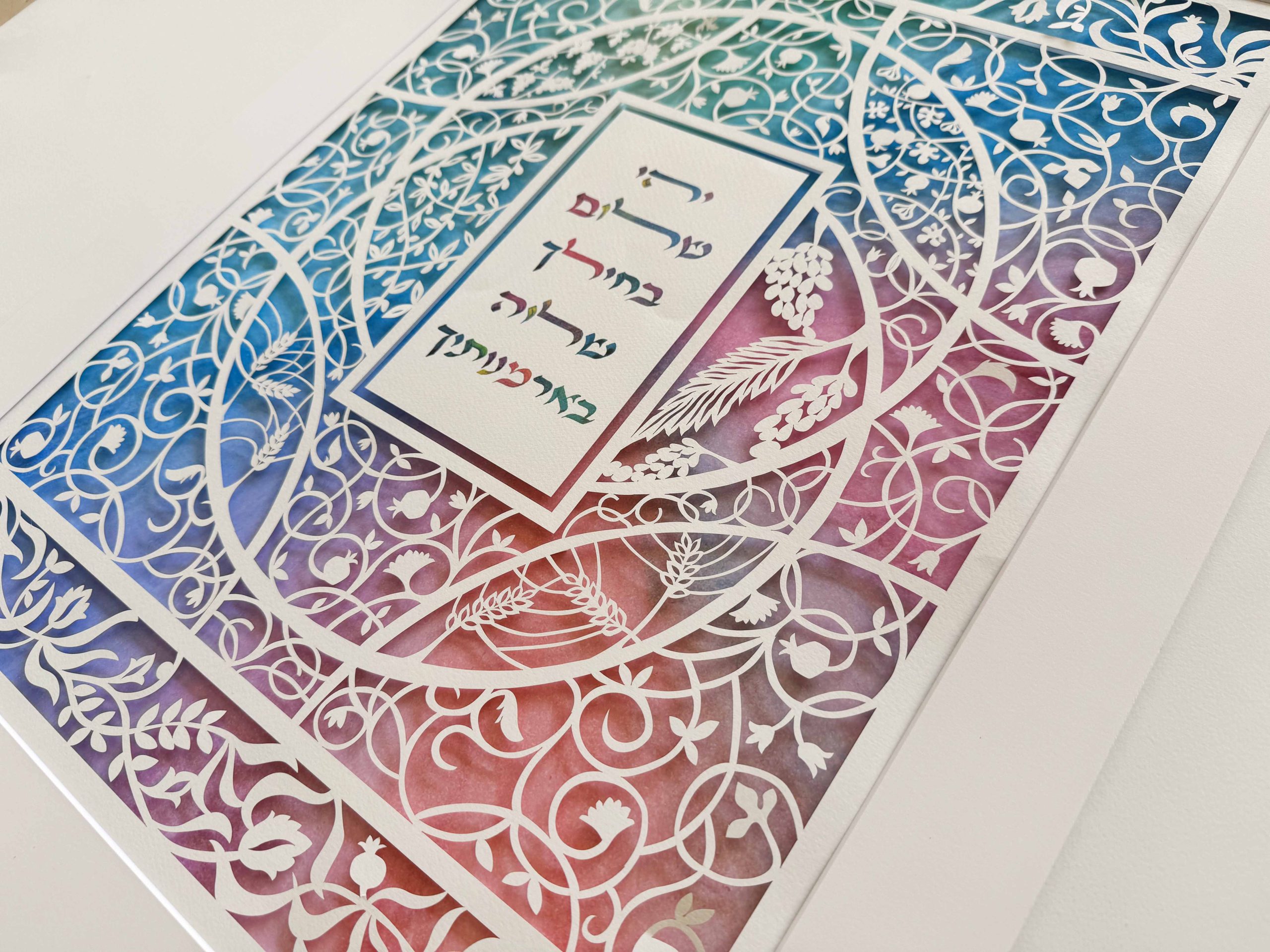 Torah say Home Blessing seven species detail