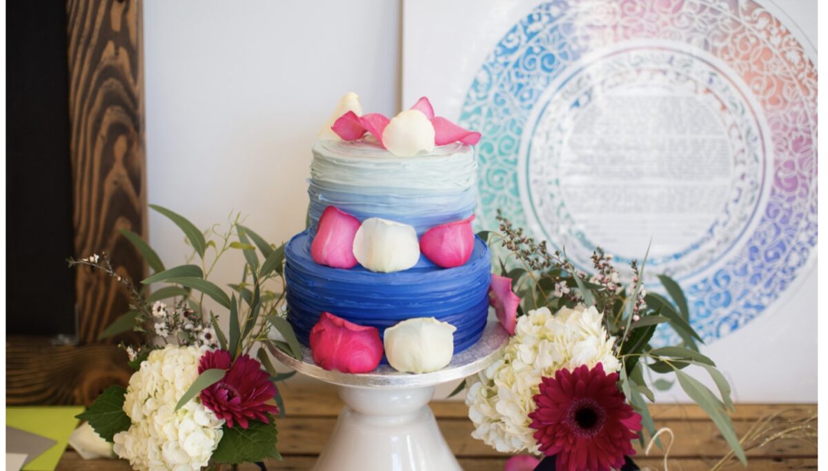 SWIRLS MULTICOLOR ketubah - Image 9