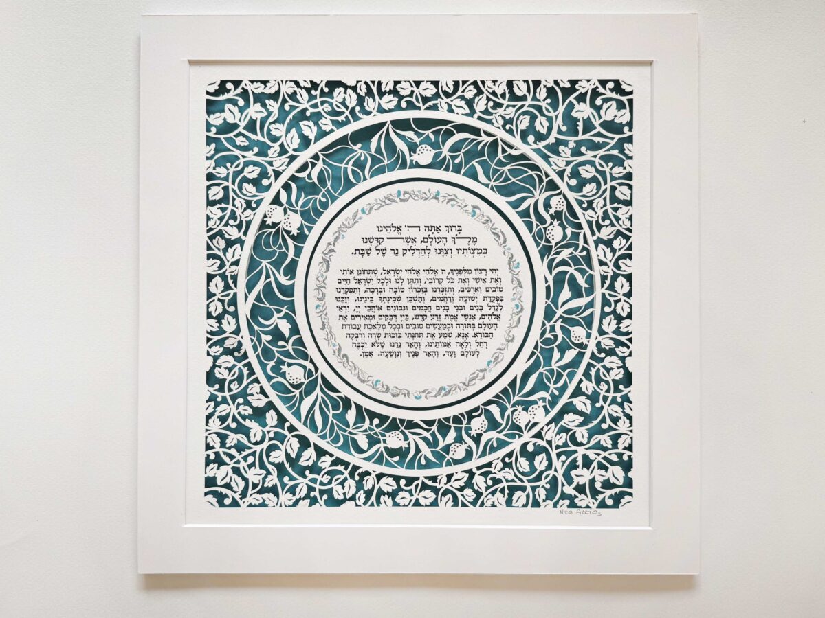 unique design of candle light blessing