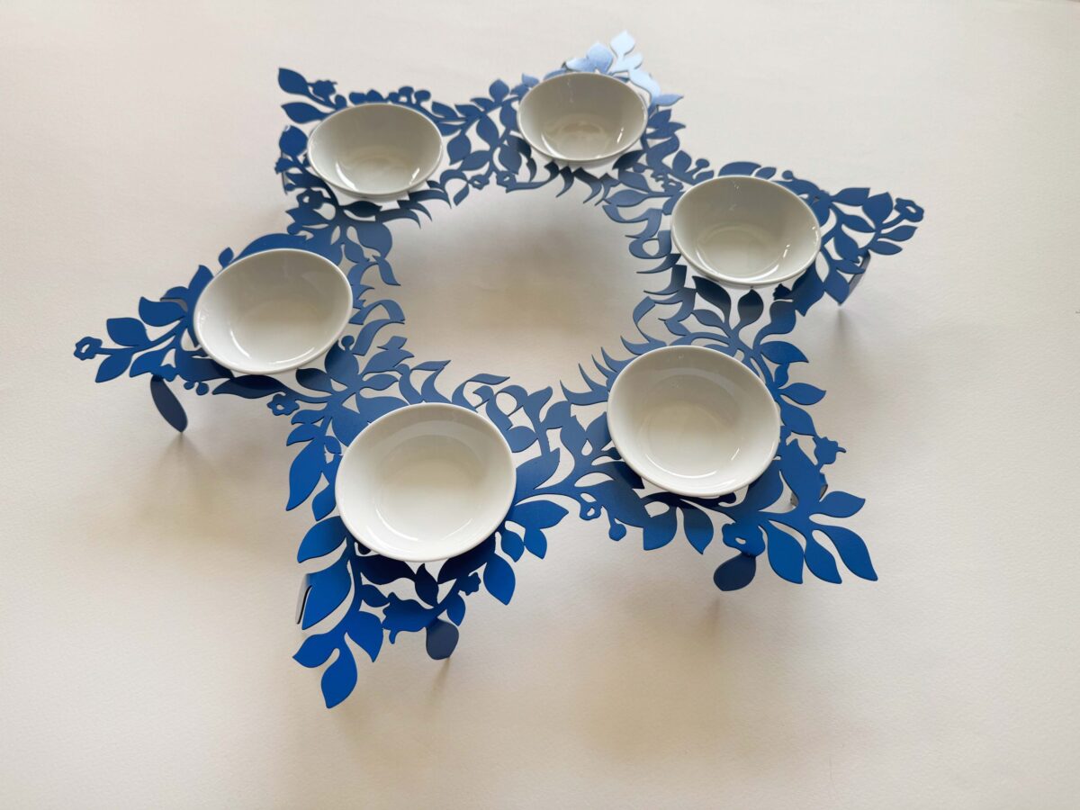 Star of David unique Seder Plate for Passover