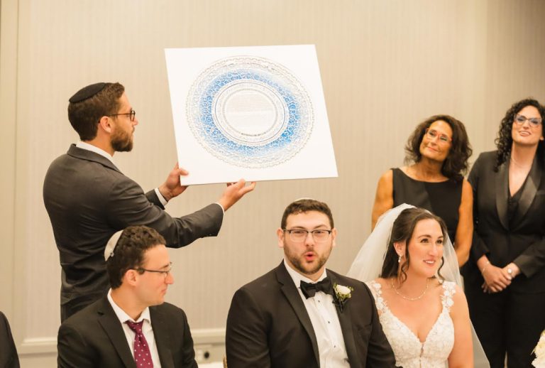 Custom ketubah artist