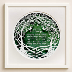 Birkat Kohanim childrens blessing papercut design noa attias