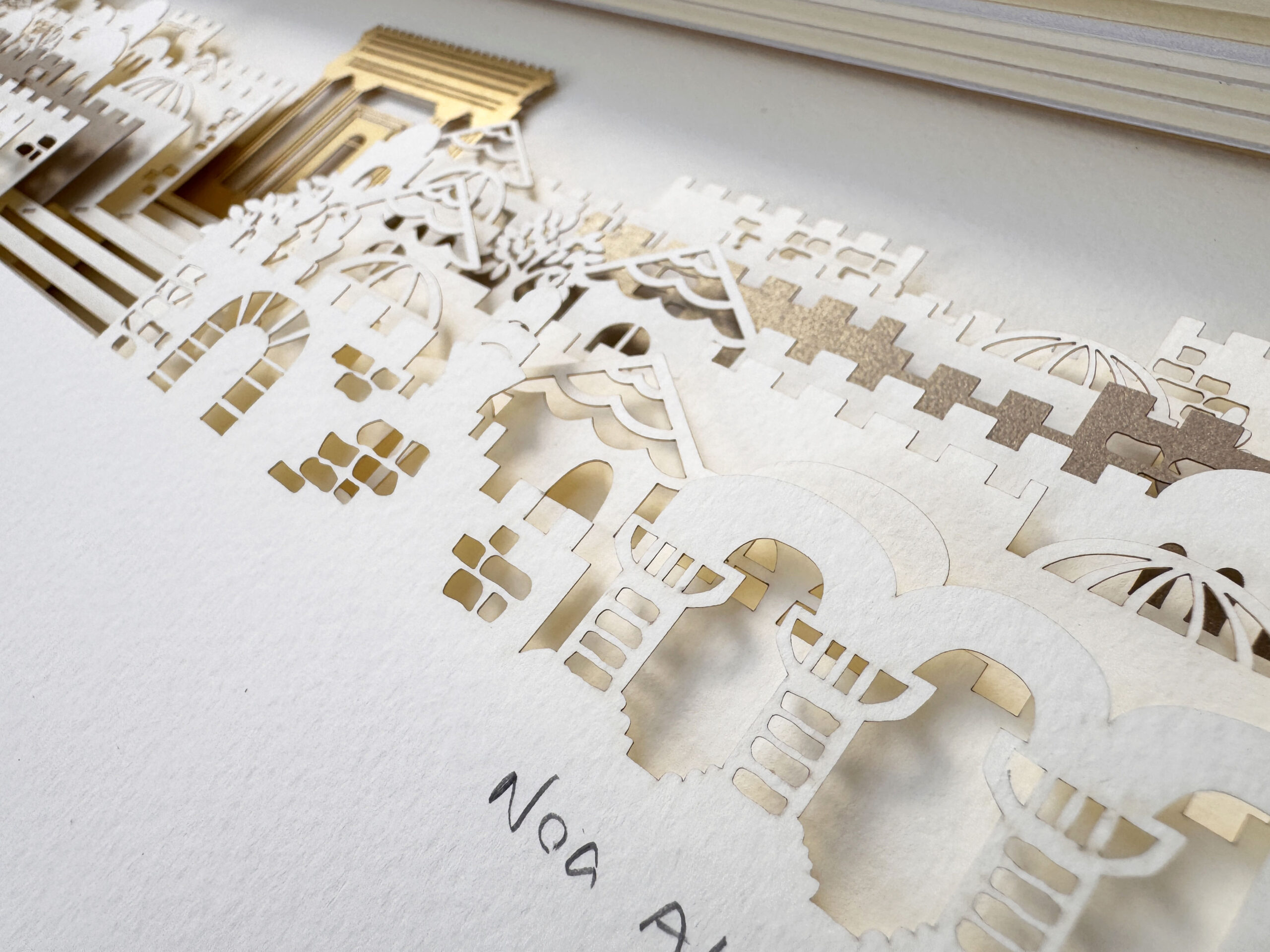 Jerusalem Papercut Fine Art