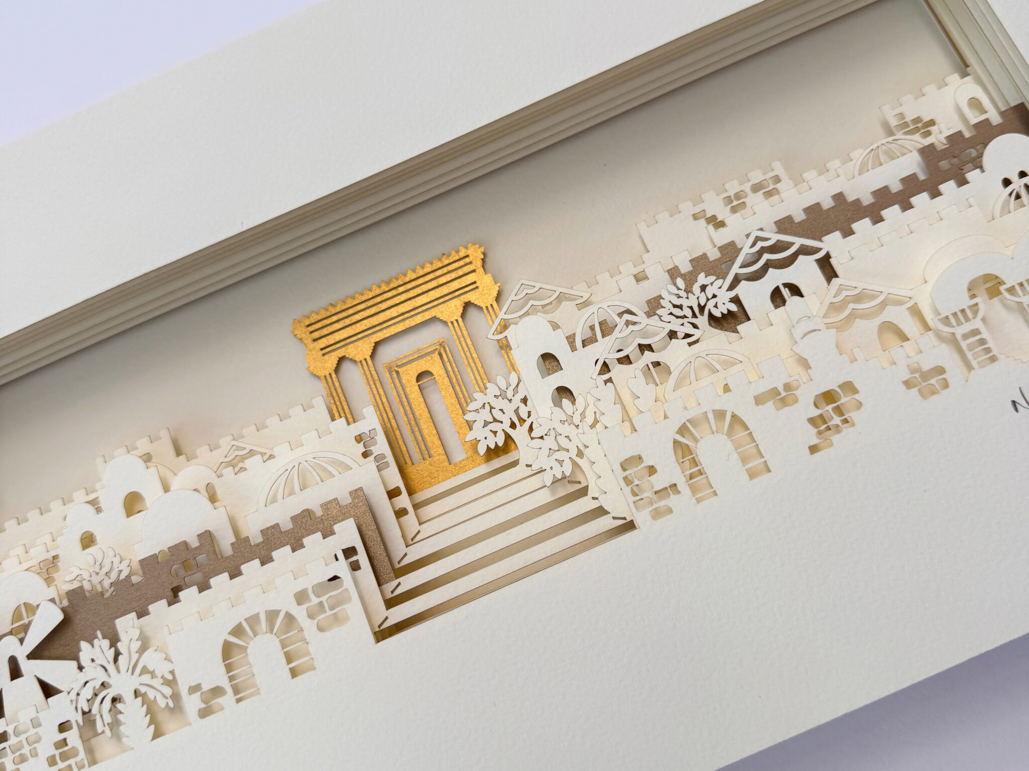 Jerusalem Papercut Fine Art